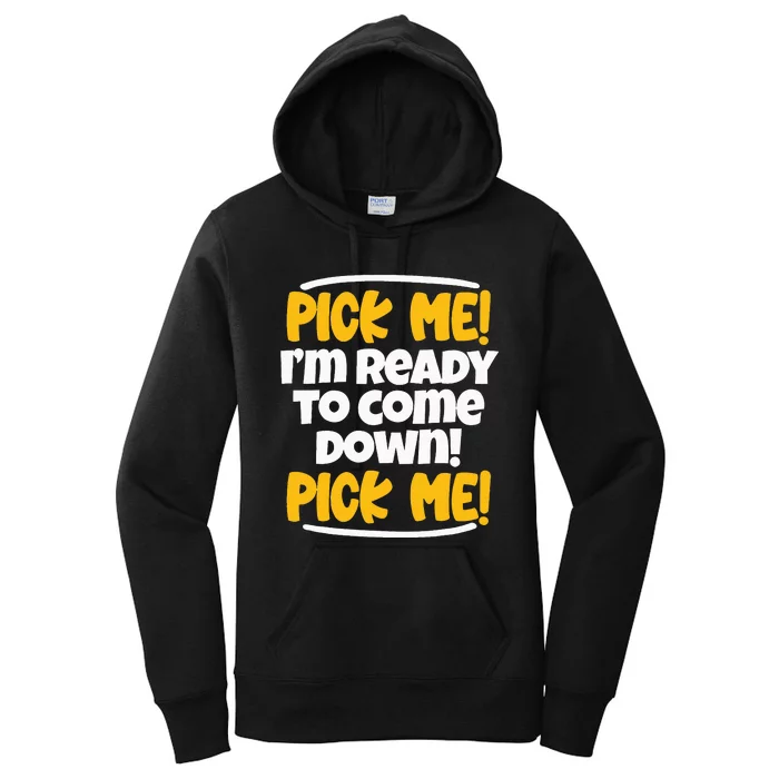 Pick Me Pick Me Funny Family Matching Gifts For Tv Lovers Women's Pullover Hoodie