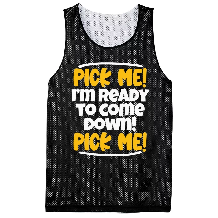 Pick Me Pick Me Funny Family Matching Gifts For Tv Lovers Mesh Reversible Basketball Jersey Tank