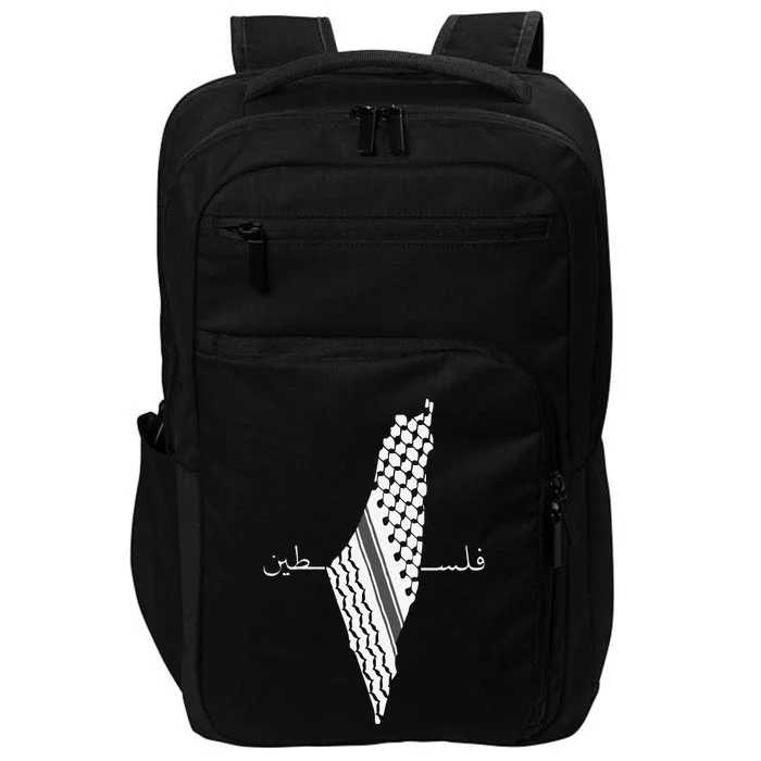 Palestine Map Palestine Kofeyah Alqudus Impact Tech Backpack