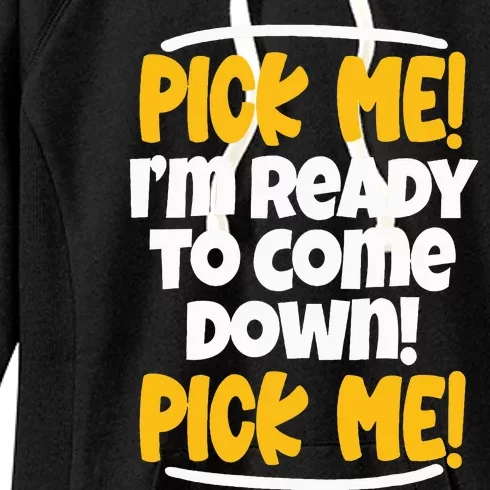 Pick Me Pick Me Funny Family Matching Gifts for TV Lovers Women's Fleece Hoodie