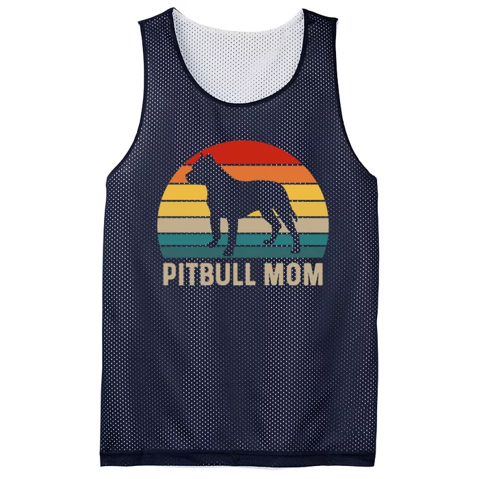 Pitbull Mom Mesh Reversible Basketball Jersey Tank