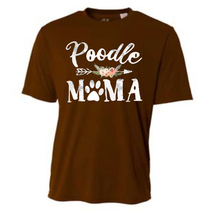 Poodle Mama Poodle Lover Owner Dog Mom Cooling Performance Crew T-Shirt