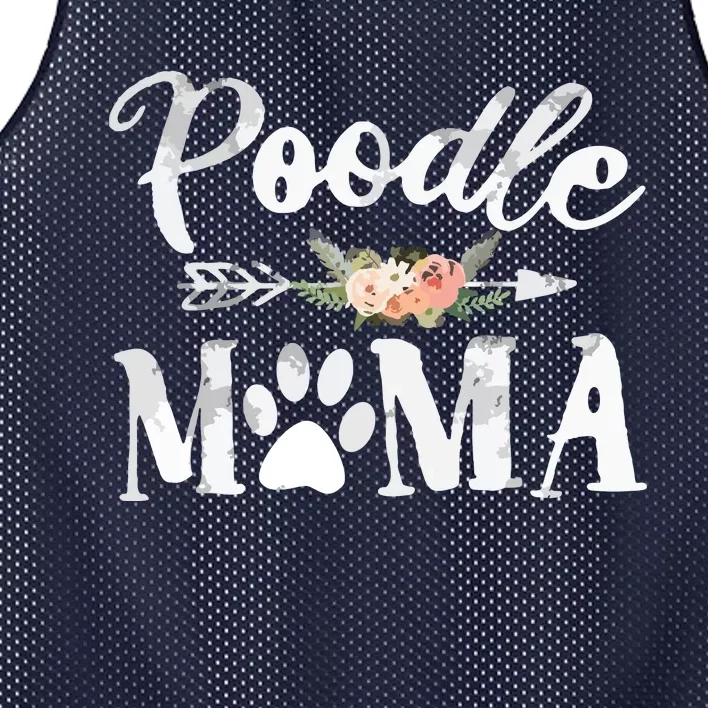 Poodle Mama Poodle Lover Owner Dog Mom Mesh Reversible Basketball Jersey Tank