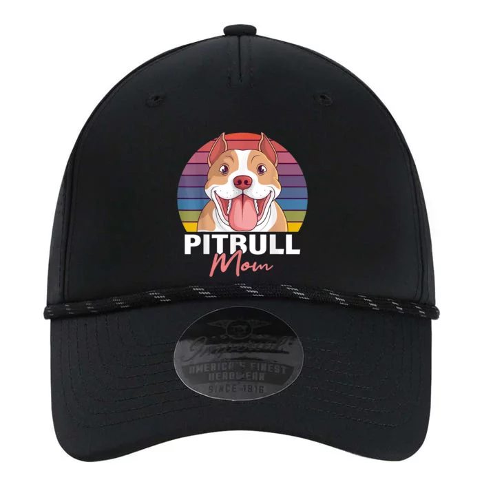 Pitbull Mom Pit Bull Terrier Pibble Lover Dog Owner Mommy Performance The Dyno Cap