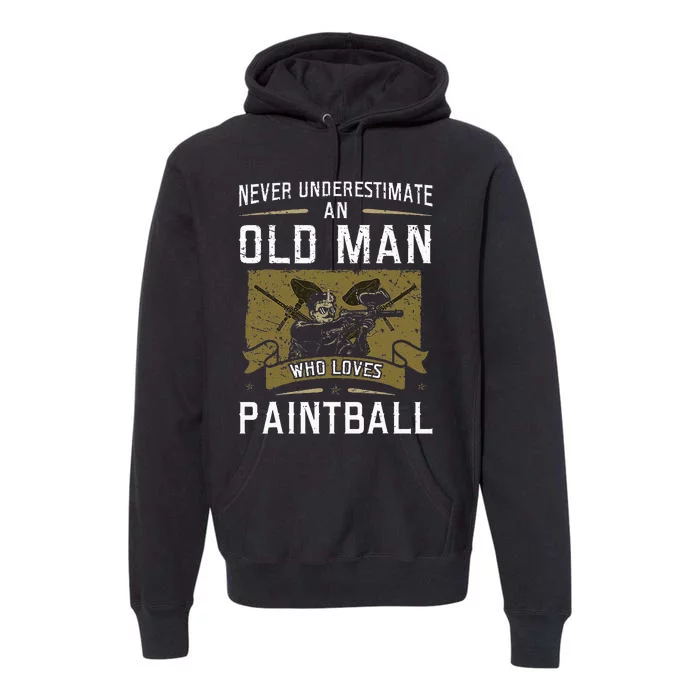 Paintball Master Paintballing Tactical Sports Paintballers Premium Hoodie