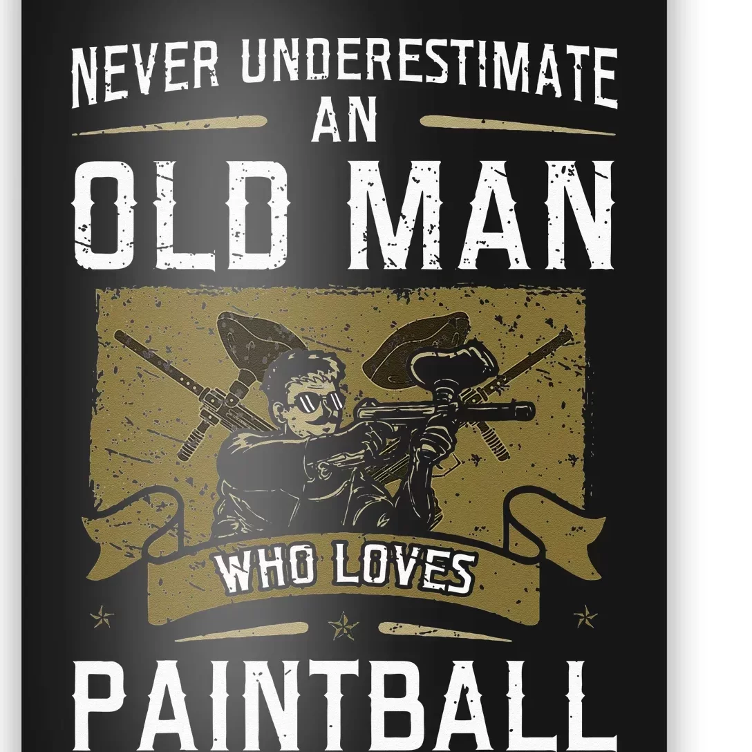 Paintball Master Paintballing Tactical Sports Paintballers Poster