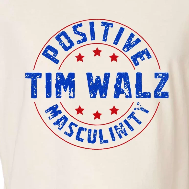 Positive Masculinity Pro Kamala Tim Walz 2024 Garment-Dyed Women's Muscle Tee