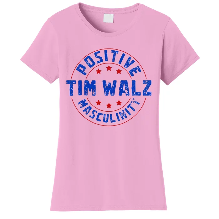 Positive Masculinity Pro Kamala Tim Walz 2024 Women's T-Shirt