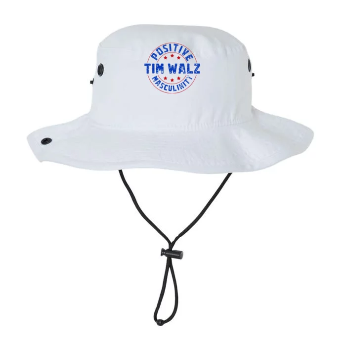 Positive Masculinity Pro Kamala Tim Walz 2024 Legacy Cool Fit Booney Bucket Hat