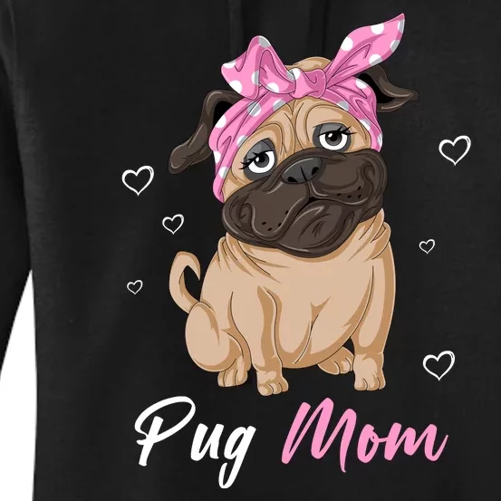 Pug Mom Women's Pullover Hoodie