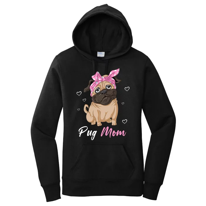 Pug Mom Women's Pullover Hoodie