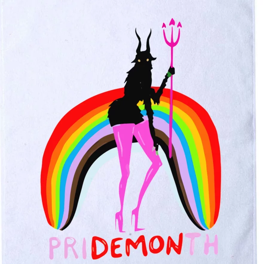 Pride Month Pridemonth Demon Rainbow Cool Pride Month Platinum Collection Golf Towel