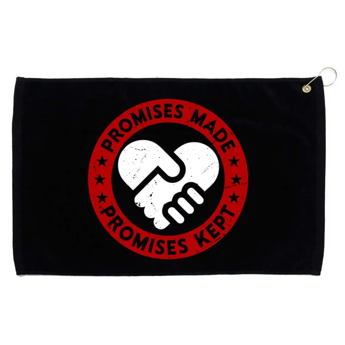 Promises Made Promises Kept Grommeted Golf Towel