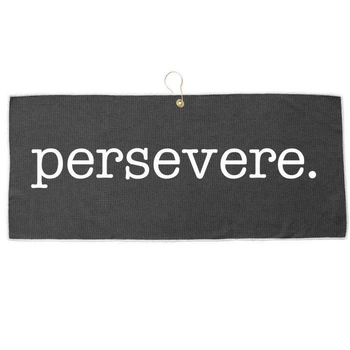 Persevere Motivation Large Microfiber Waffle Golf Towel