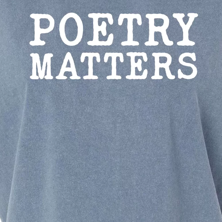 Poetry Matters Garment-Dyed Women's Muscle Tee