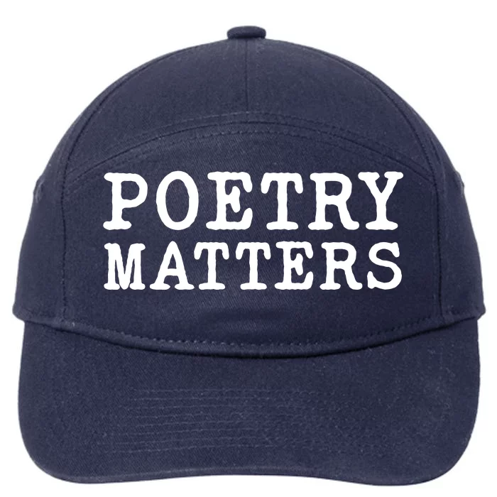 Poetry Matters 7-Panel Snapback Hat