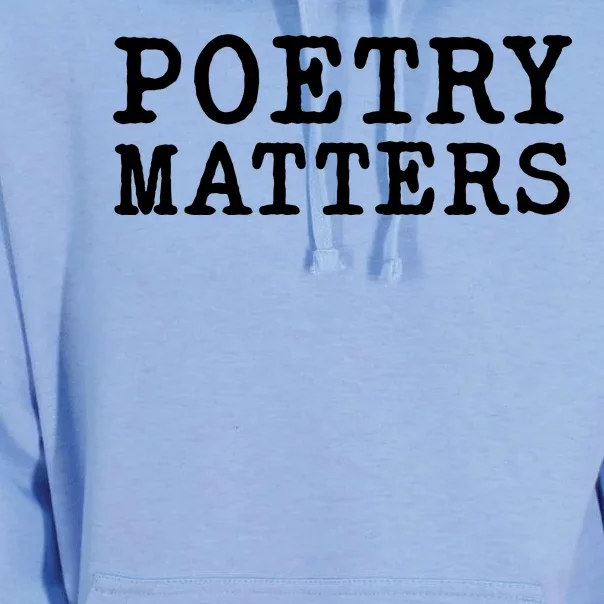 Poetry Matters Unisex Surf Hoodie