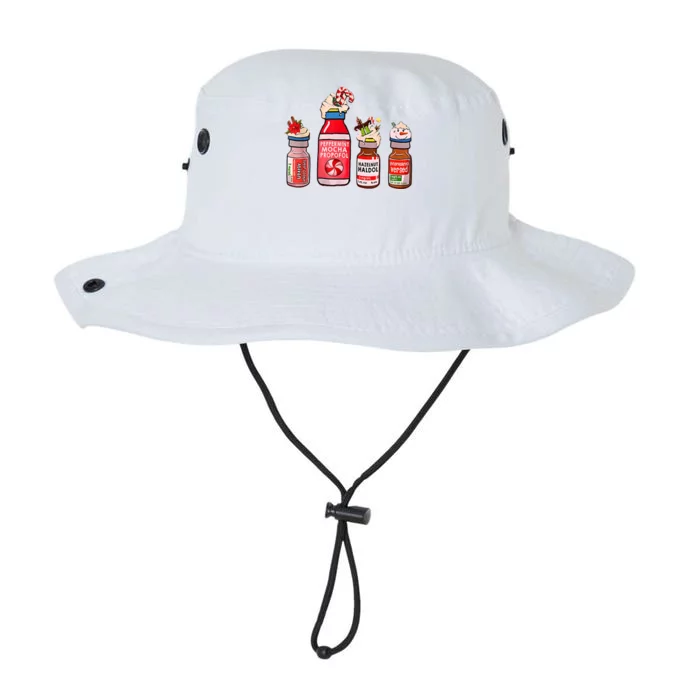 Peppermint Mocha Propofol Nurse Rn Christmas Legacy Cool Fit Booney Bucket Hat