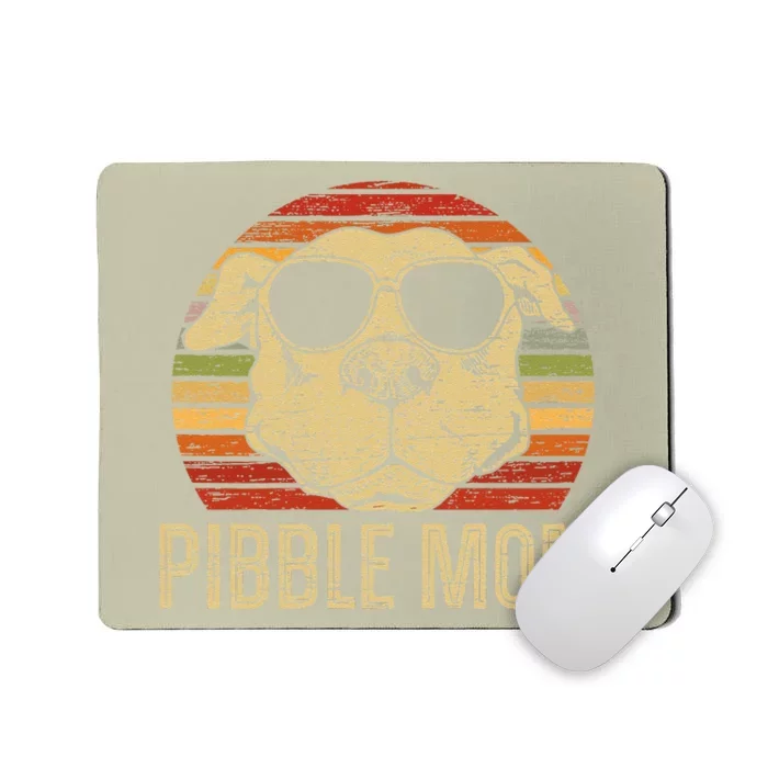 Pibble Mom Pitbull Mama Mothers Day Best Mom Ever Dog Lover Mousepad