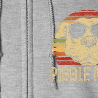 Pibble Mom Pitbull Mama Mothers Day Best Mom Ever Dog Lover Full Zip Hoodie