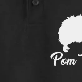 Pom Mom Pomeranian Dry Zone Grid Performance Polo