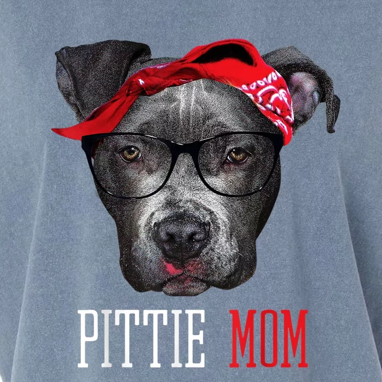 Pittie Mom Pitbull Dog Lovers Mothers Day Gift Wo Shirt Garment-Dyed Women's Muscle Tee