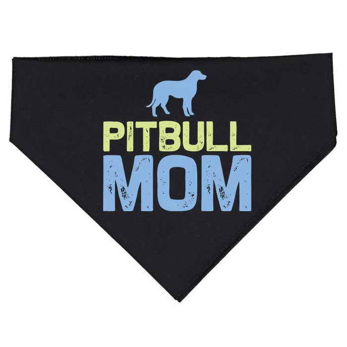 Pitbull Mom USA-Made Doggie Bandana