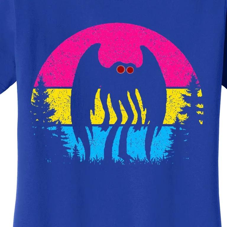 Pan Mothman Pansexual Pride Point Pleasant Cryptid Women's T-Shirt