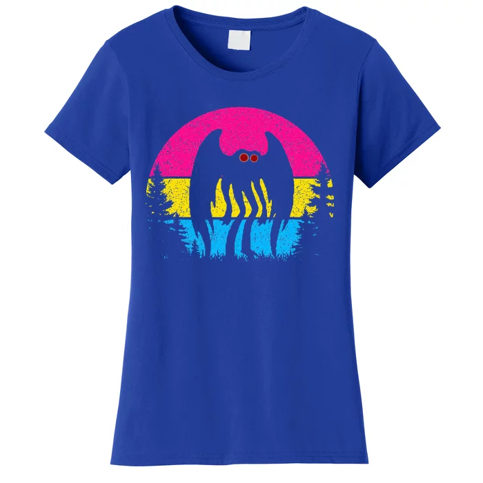 Pan Mothman Pansexual Pride Point Pleasant Cryptid Women's T-Shirt