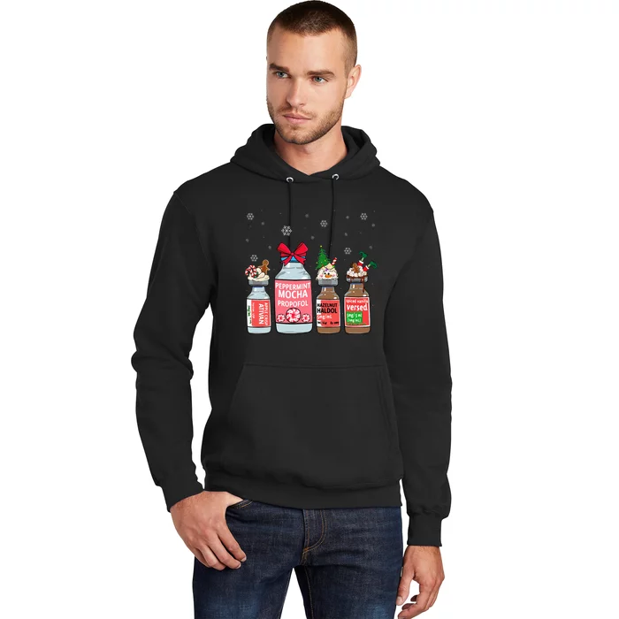 Peppermint Mocha Propofol Christmas Nurse Nursing Hoodie