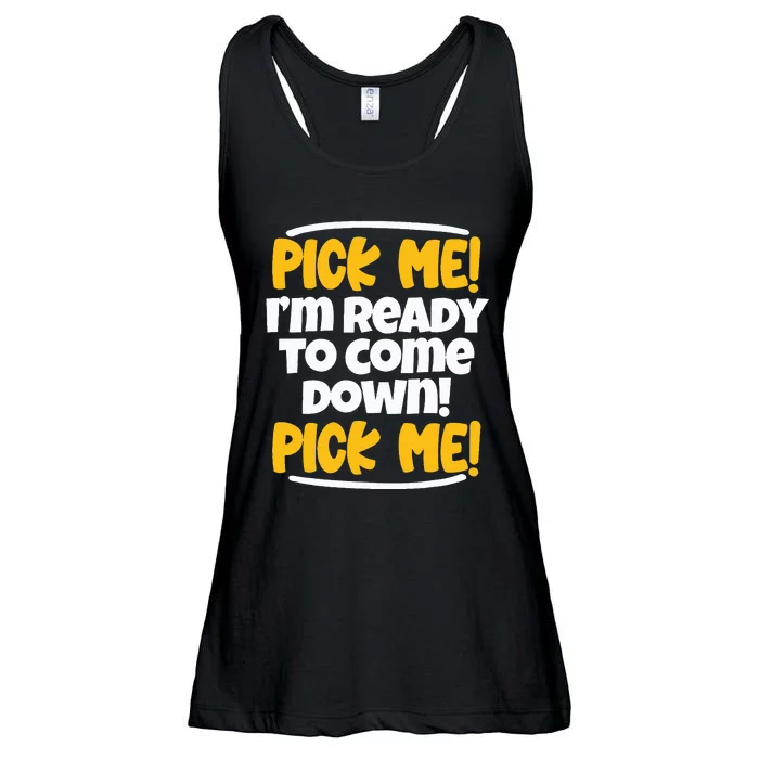 Pick Me Pick Me Funny Family Matching Gift Ladies Essential Flowy Tank