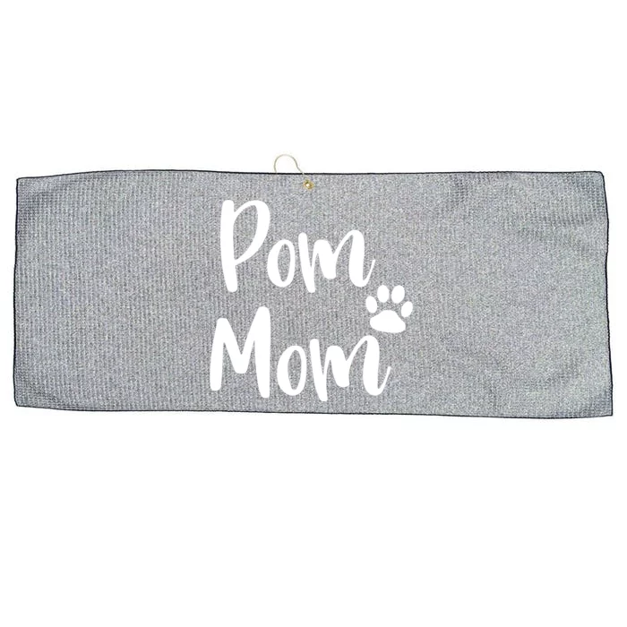 Pom Mom Pomeranian Mom Pom Mama Large Microfiber Waffle Golf Towel