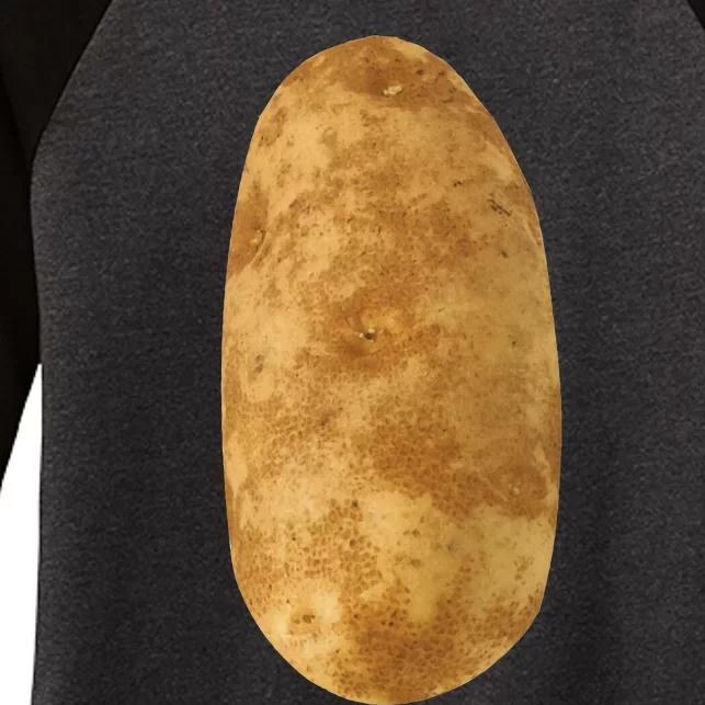 Potatoe Mmmmmmm Potatoes Halloween Costume Women's Tri-Blend 3/4-Sleeve Raglan Shirt