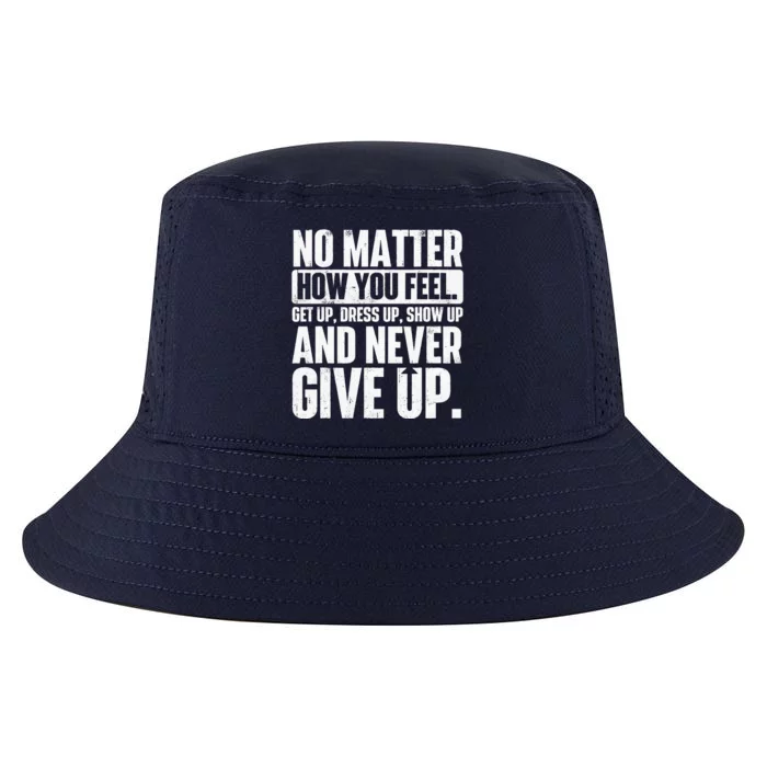 Perseverance Motivational Quote Inspiration Life Slogan Cool Comfort Performance Bucket Hat