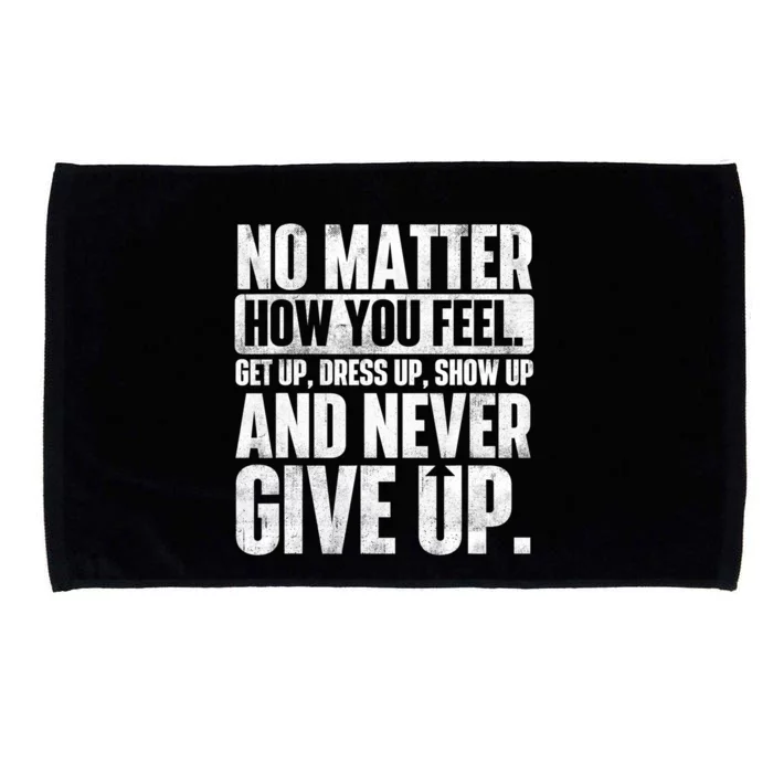 Perseverance Motivational Quote Inspiration Life Slogan Microfiber Hand Towel