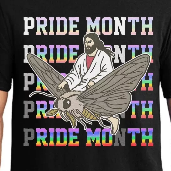 Pride Month Ride Moth Design Pajama Set