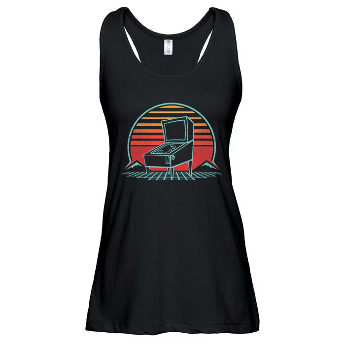 Pinball Machine Retro Vintage 80s Style Ladies Essential Flowy Tank