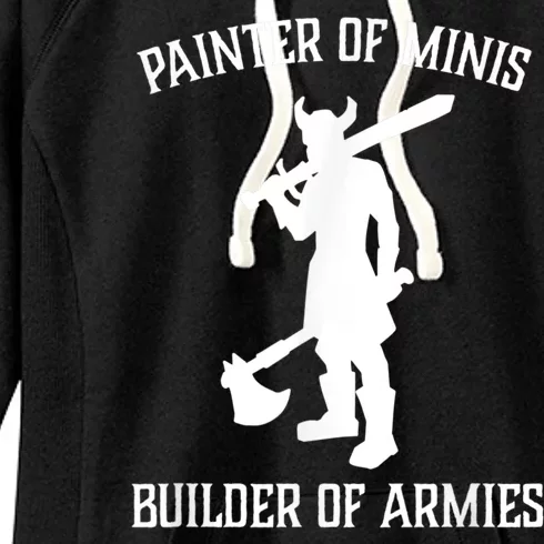 Painting Miniatures Role Playing Game Fantasy Warrior Minis Women's Fleece Hoodie