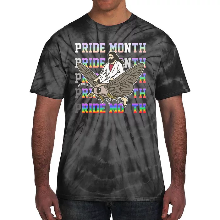 Pride Month Ride Moth Pride Month Ride Moth Tie-Dye T-Shirt