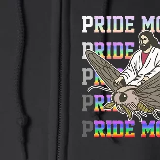 Pride Month Ride Moth Pride Month Ride Moth Full Zip Hoodie