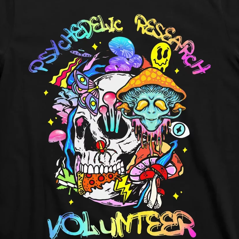 Psychedelic Mushroom Research Volunteer T-Shirt