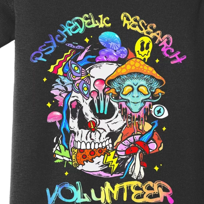 Psychedelic Mushroom Research Volunteer Baby Bodysuit