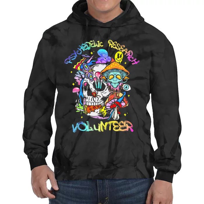 Psychedelic Mushroom Research Volunteer Tie Dye Hoodie