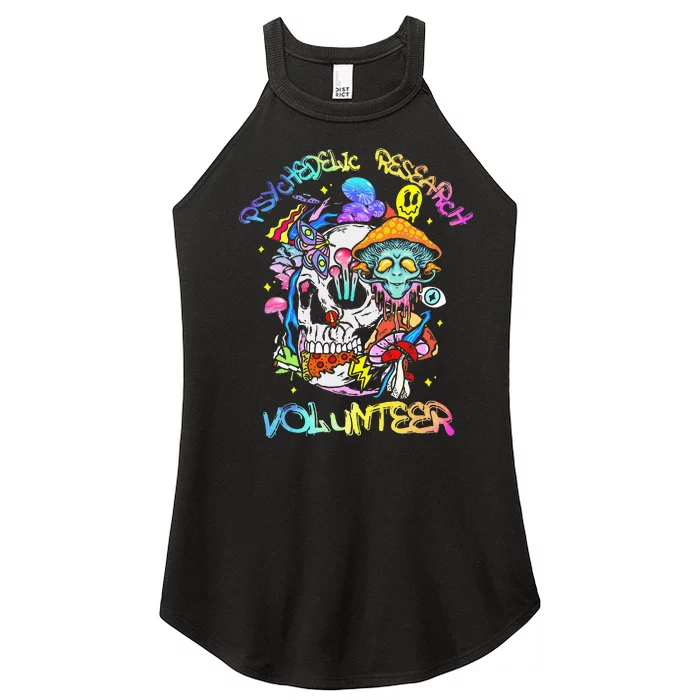 Psychedelic Mushroom Research Volunteer Women’s Perfect Tri Rocker Tank