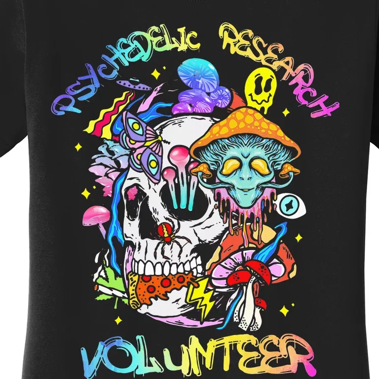 Psychedelic Mushroom Research Volunteer Women's T-Shirt