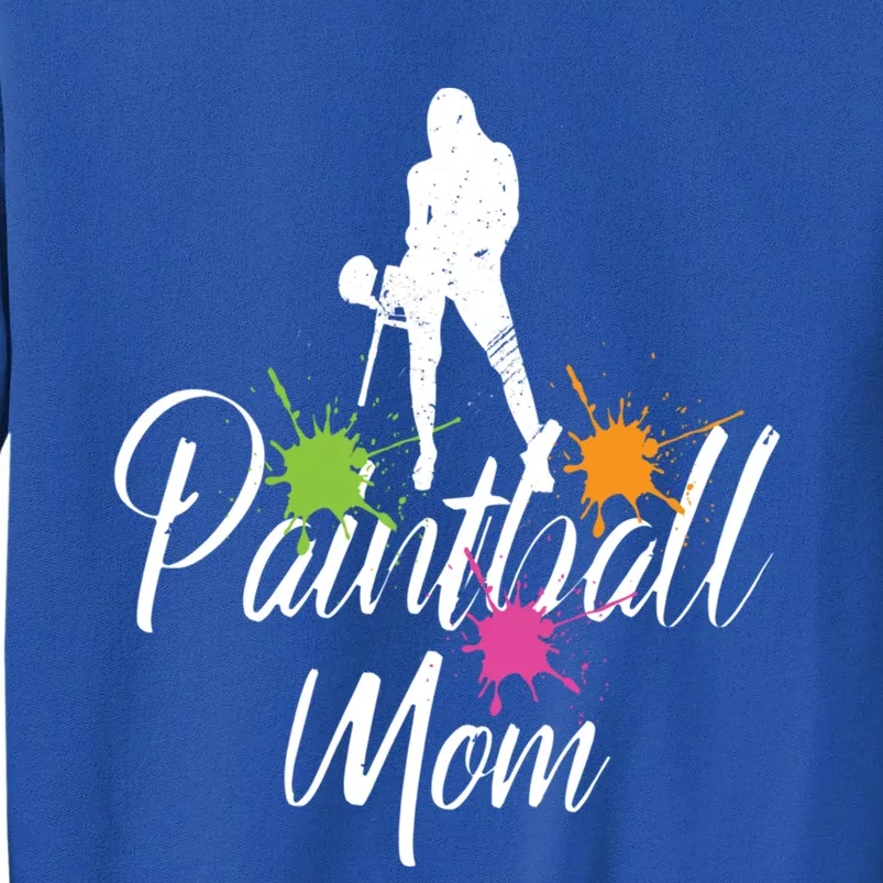 Paintball Mom Retro Awesome Baller Mom Funny Gift Present Gift Tall Sweatshirt