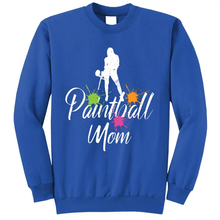 Paintball Mom Retro Awesome Baller Mom Funny Gift Present Gift Tall Sweatshirt