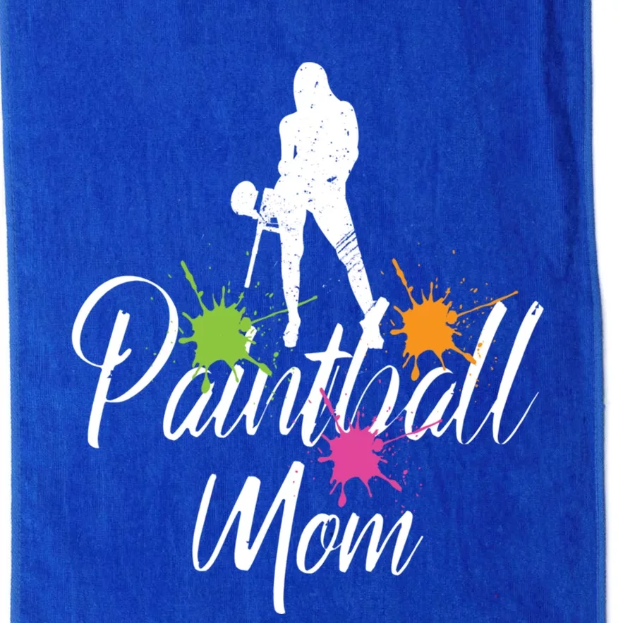 Paintball Mom Retro Awesome Baller Mom Funny Gift Present Gift Platinum Collection Golf Towel