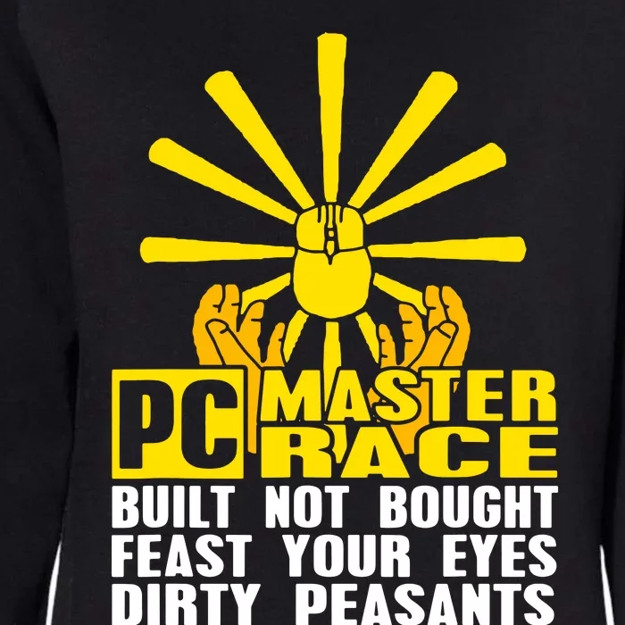 Pc Master Race Gaming Womens California Wash Sweatshirt