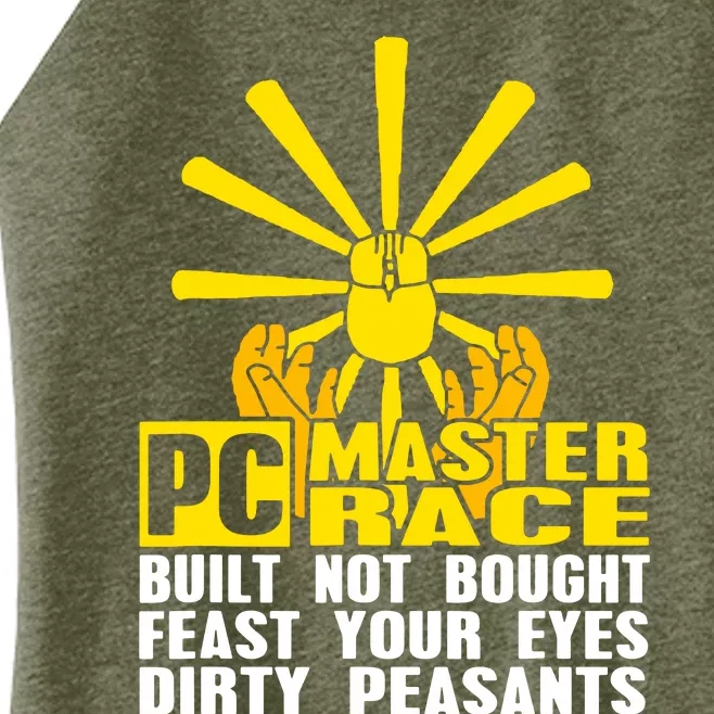 Pc Master Race Gaming Women’s Perfect Tri Rocker Tank